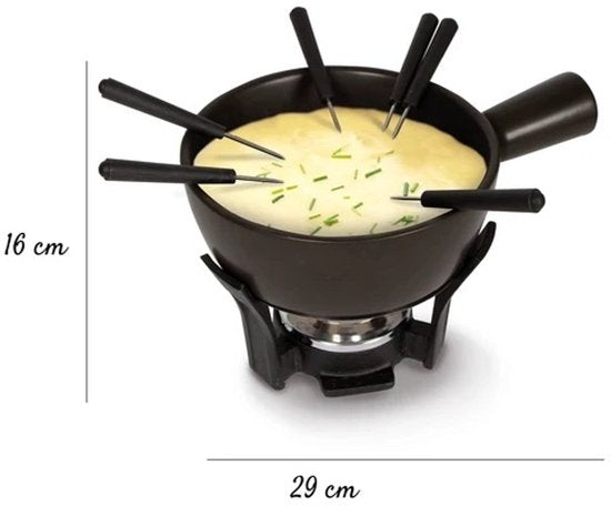 Boska Fondueset Nero - Käsefondueset - 1,3 L - Schwarz