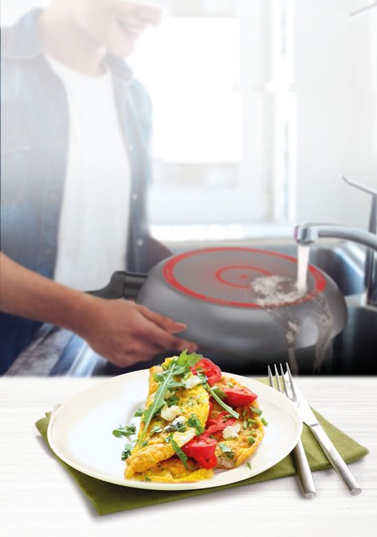 Tefal Easy Cook & Clean – Wokpfanne – Ø 28 cm – Antihaftbeschichtung – Nicht für Induktionsherde geeignet