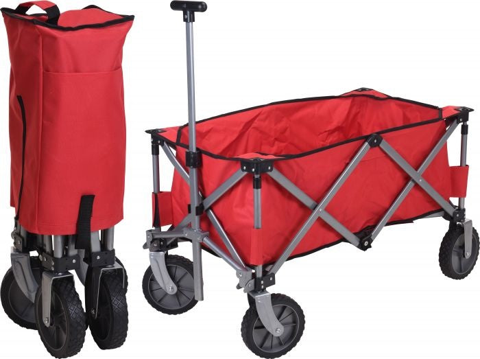 Koopman Wagon - Faltbar - 90 x 49 x 58cm - Rot