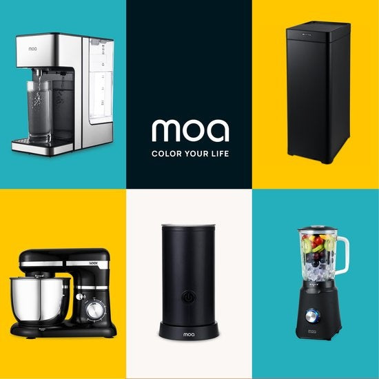 MOA Sensor-Abfalleimer - 50 Liter - Edelstahl & langlebiges ABS - Rutschfest - Geräuschloser Deckel - Schließverzögerung - Schwarz - SB50VB