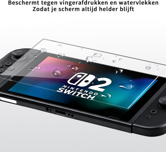 Podec – 3er-Pack Displayschutzfolie für Nintendo Switch 2 – Displayschutzfolie aus gehärtetem Glas