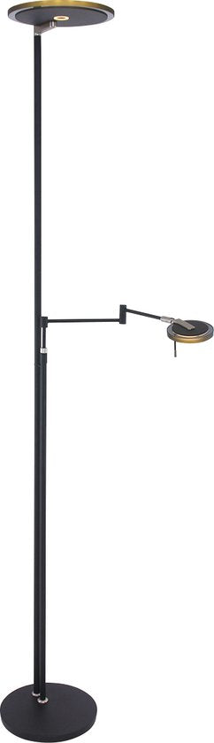Stehleuchte Wohnzimmer Industrie Turound LED 2663ZW Schwarz