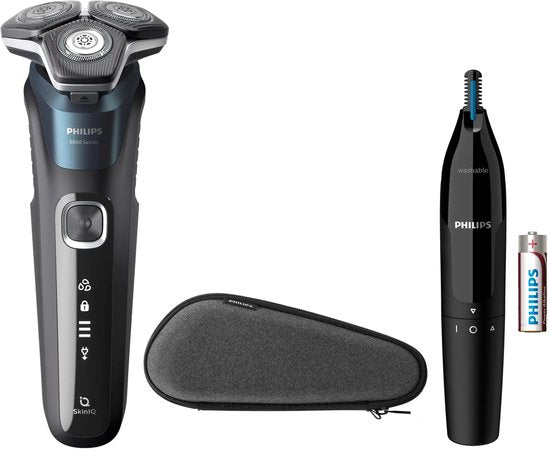 Philips Shaver Series 5000 – Elektrorasierer – Nass- und Trockenrasur – SkinIQ-Technologie – S5889/11