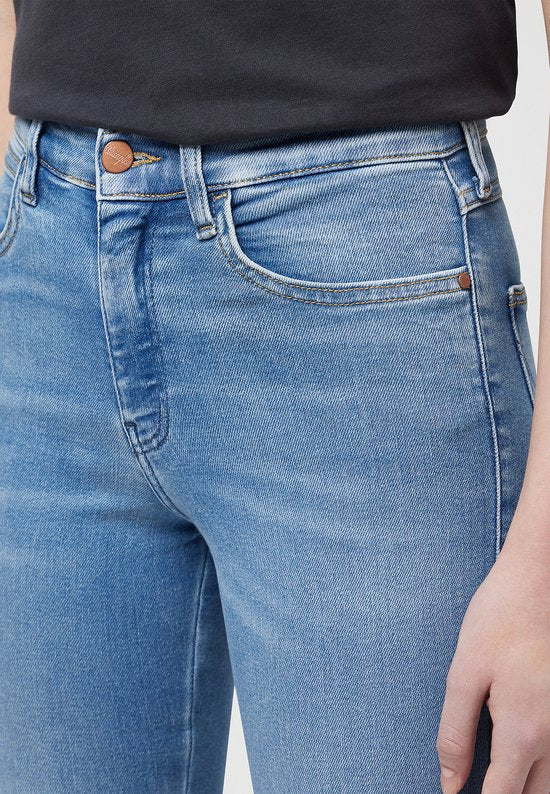 WRANGLER HIGH SKINNY BLAU LOVE SKINNY JEANS-DAMEN