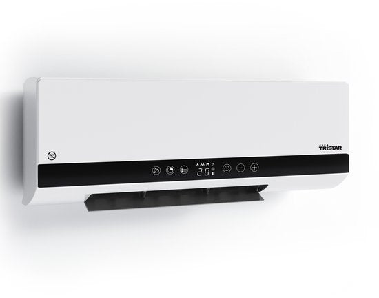 Tristar KA-5216 Keramikheizstrahler – 2000 W – mit Fernbedienung, Timer und Schwenkfunktion – Wandmontage