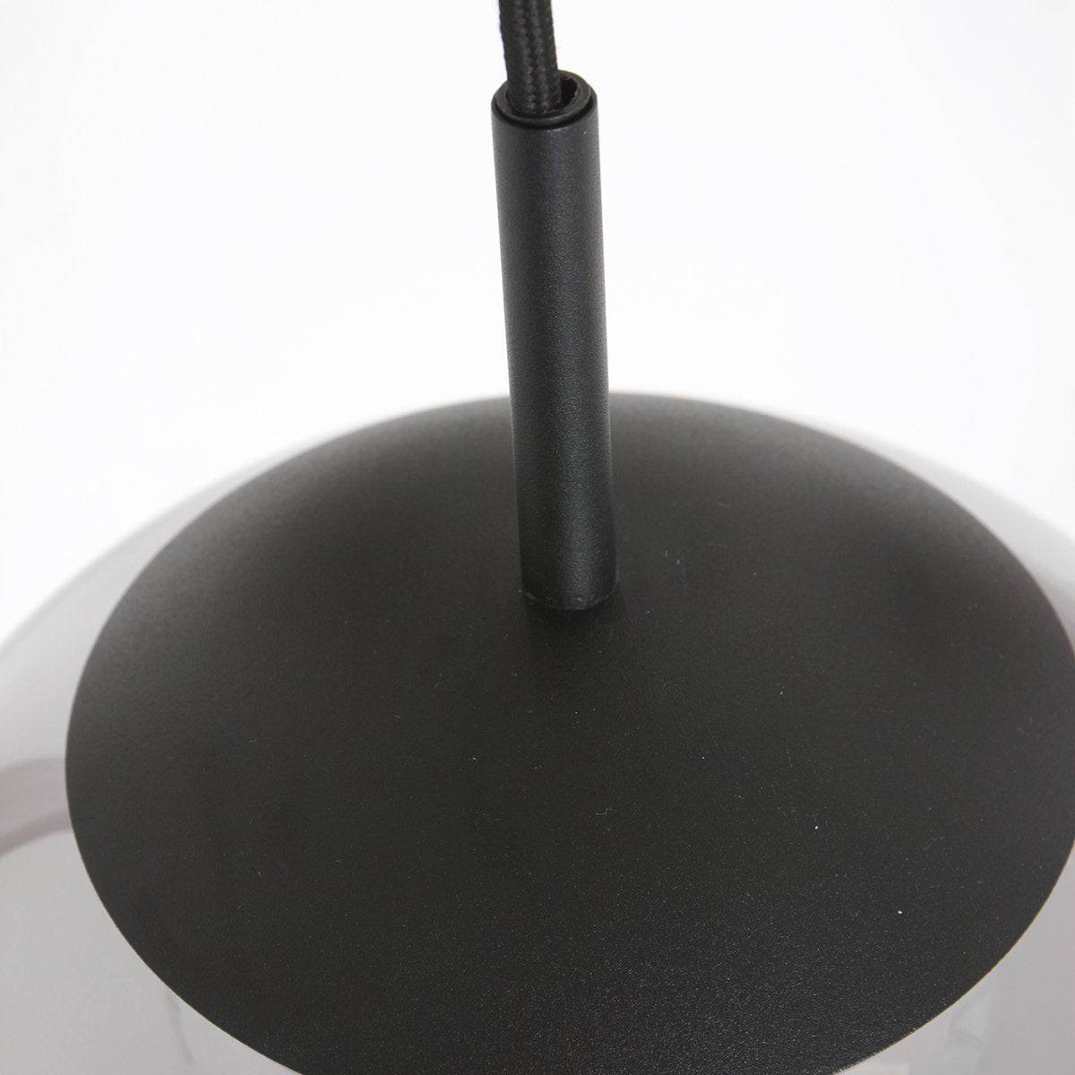 Steinhauer - Pendelleuchte - Bollique LED - schwarz - Glas Metall - Ø 40cm - E27 - 3123ZW