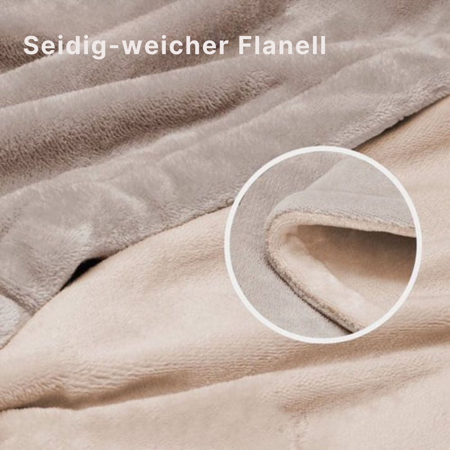 Auronic Heizdecke - 3 Heizstufen - 160 x 120cm - Automatische Abschaltung - Beige/Taupe