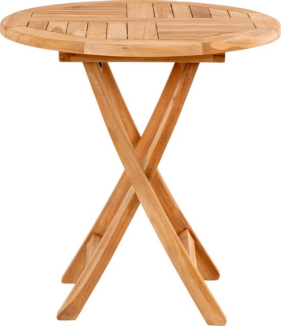 Haus Nordic Esstisch Oviedo Teak Rund Ø70cm