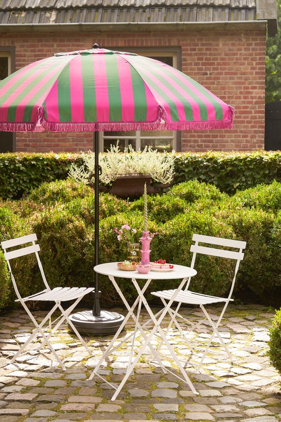 Mica Decorations Laurence Bistro-Set - 3er-Set - Metall - Weiß