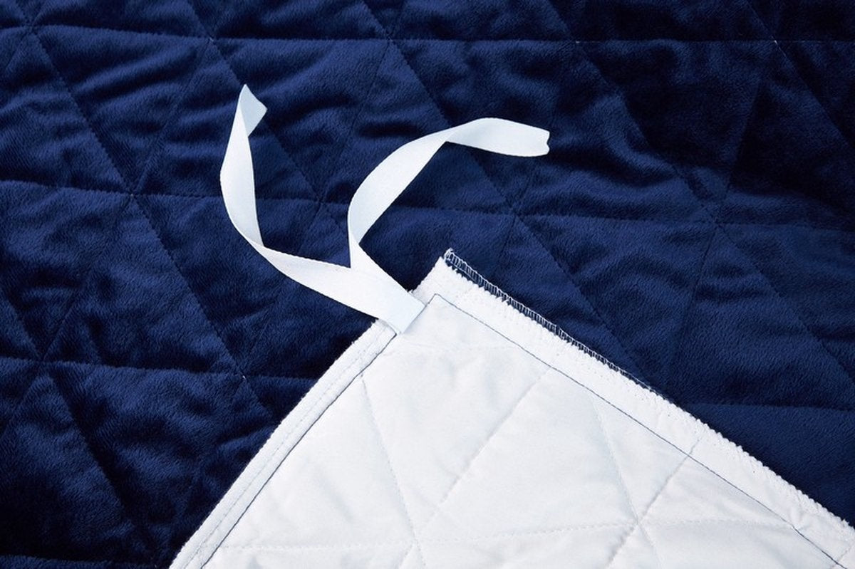 Calmzy Superior Soft - Bettbezug - Deckenbezug - 150 x 200 cm - Superweich - Komfortabel - Navy