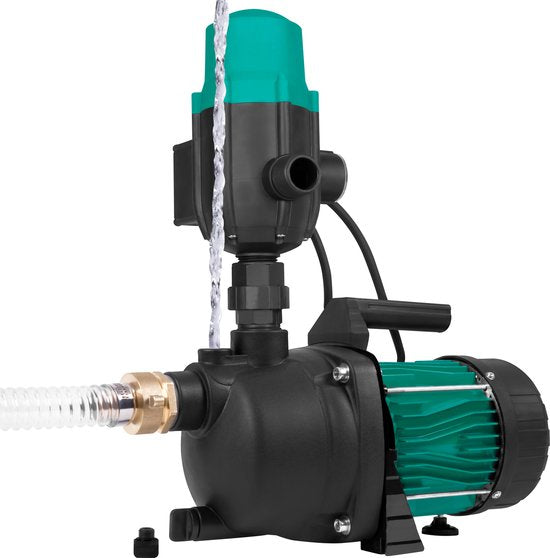 VONROC Hauswasserwerk / Automatische Pumpe - 800W - 3300l/h - Mit Druckschalter - Trockenlaufschutz - Zum Bewässern und Haushaltswasser