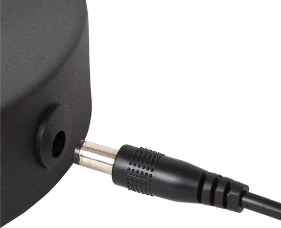 Lucide COMET – Wiederaufladbare Stehlampe – Akku/Batterie – LED mit 3-stufiger Dimmung – 1 × 3 W, 2700 K – Schwarz
