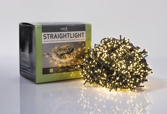 Straight Light LED 34 m, 1500 L, warmweiß-grün, 24 V, Dauerlicht, Verlängerungskabel 3 m