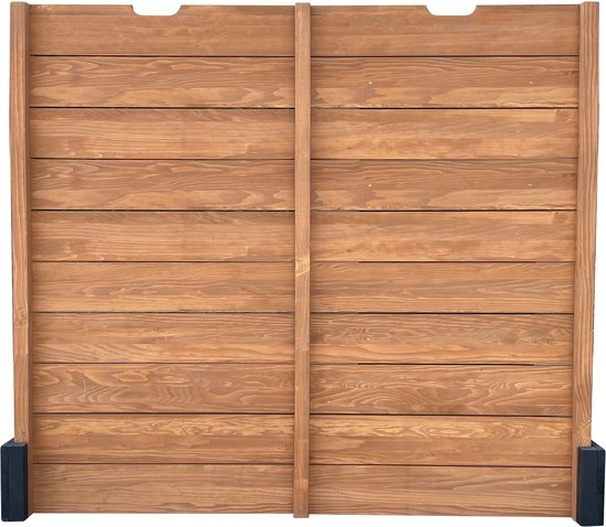 AXI Mandy Sandkasten XXL mit Stauraum und Deckel – mit Bank und Kreidetafel – inklusive Bodenplane – 160 x 151 cm – Anthrazit/Braun