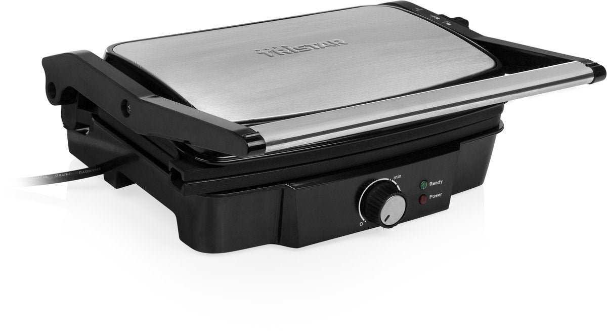 Tristar PD-4958B Kontaktgrill – 1000 W – 23 x 14,5 cm – Schwarz