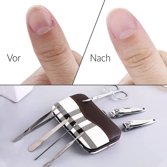 Luxus-Maniküre-Set - Pediküre- und Maniküre-Set - Mit Etui