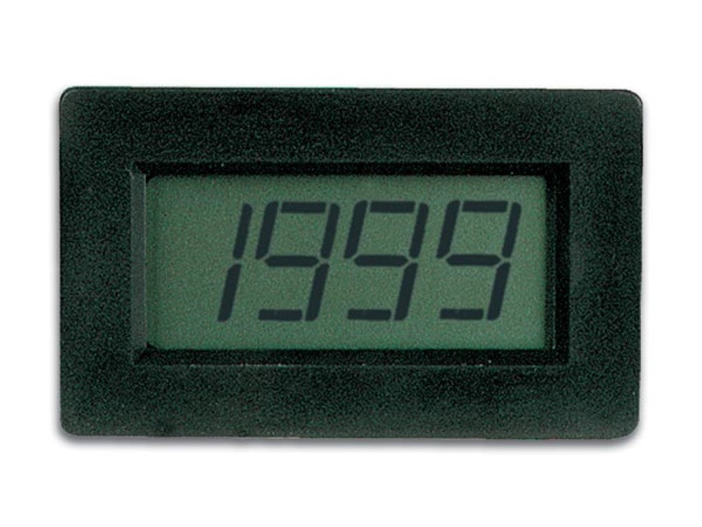 Velleman Digitales LCD-Panelmeter - 3,5-stellige Anzeige, 9 VDC-Stromversorgung - 68 x 44 cm - Schwarz