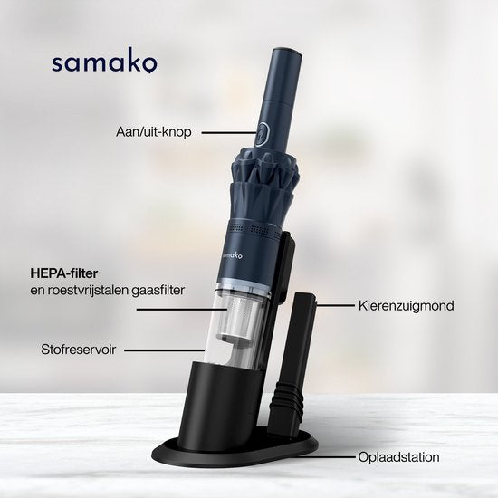 Dustbuster NanoDetect 120W - Kabelloser Staubabsauger - Leistungsstarker Handstaubsauger - Kabellos - Auto-Staubabsauger - Samako