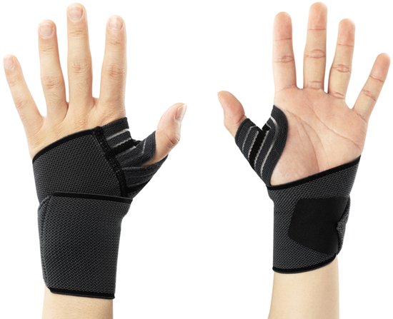 Wellhealth - Knie- oder Handgelenkbandage zur Schmerzlinderung und Unterstützung - Kniestütze - S/M - 1 Stück