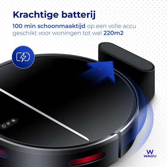 Staubsaugerroboter mit Wischfunktion - Mit Ladestation - Für Haustiere geeignet - Wischroboter