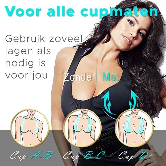 Levanda transparentes Brustband 5 Meter- unsichtbares Brustband inkl. Brustwarzenabdeckungen- trägerloses BH Klebeband - Modeband Brüste