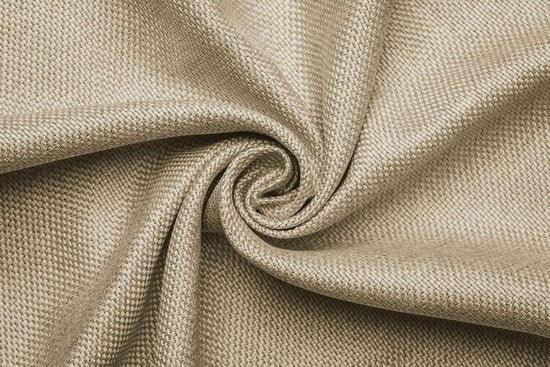 Larson - Luxuriöser gewebter Verdunkelungsvorhang - Ringe - Beige - 300 x 250 cm - Verdunkelung & Konfektion