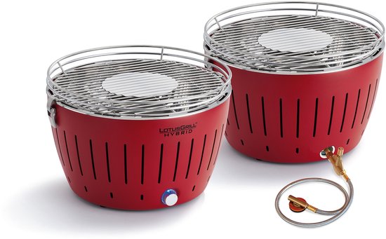 LotusGrill Classic Hybrid Tischgrill – Ø 350 mm – Grün