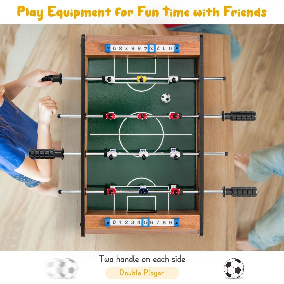 Coast Mini-Fußballtisch - Für Kinder - 51 x 31 x9 cm