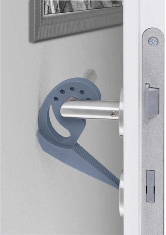 Wenko Türstopper Multi-Stop 11,8 × 7,7 × 2,5 cm TPR Blau