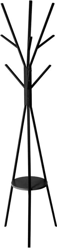 Sphera Garderobe  – 42 cm x 180 cm – Metall/Holz – Schwarz