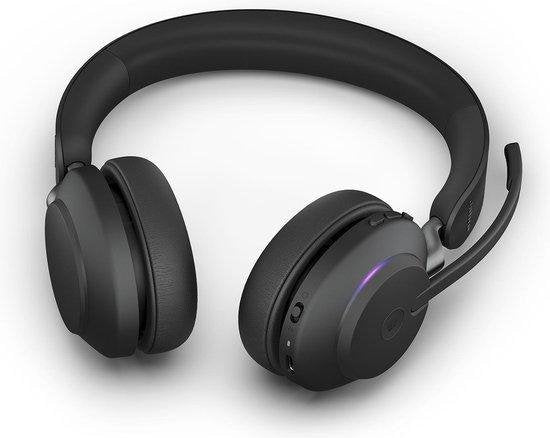 Jabra Evolve2 65 – MS Stereo-Bluetooth-Headset – USB-C – Microsoft Teams-zertifiziert – Schwarz