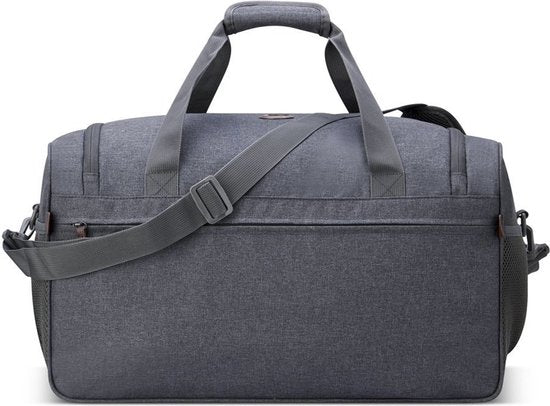 Delsey Paris Maubert 2.0 Weekender - Handgepäck Reisetasche 41L - RPET Strapazierfähig - TSA Schloss - 50 cm - Anthrazit