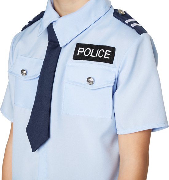 dressforfun – Jungenkostüm „Police Boy 164“ (13–14 Jahre) – Verkleidungskleidung, Kostüm, Halloween, Verkleiden, Partykleidung, Karnevalskleidung, Karneval, Festkleidung, Partykleidung – 301496