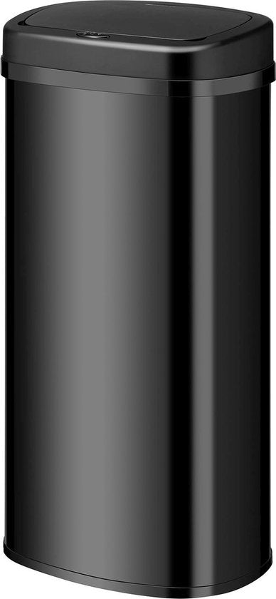 Automatischer Abfallsammler / Abfallsammler / Sensorabfallsammler - 70 Liter - Schwarz - Rechteckig