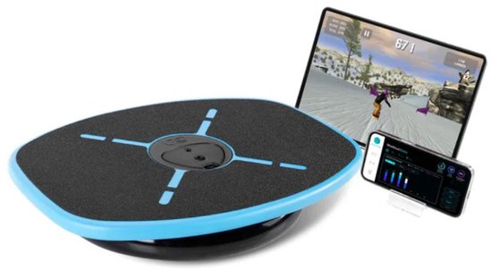 GoBalance Sport – Balance Board – Elektrisches Balance-Board – Gleichgewichtstrainer – Wackelkissen inklusive Spielen – Balance-Kissen – inklusive App