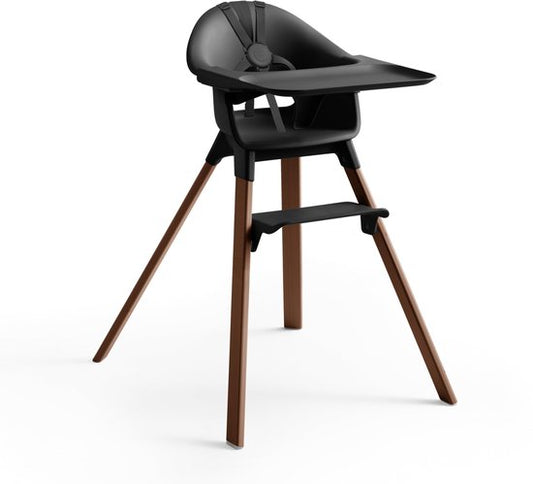 Stokke Clikk Kinderstuhl Schwarz / Warm Brown