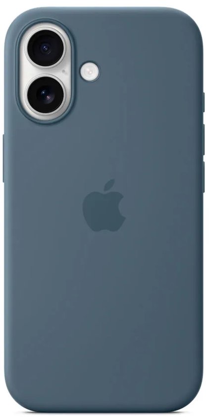 Silikonhülle mit MagSafe für das iPhone 17 – Ankerblau