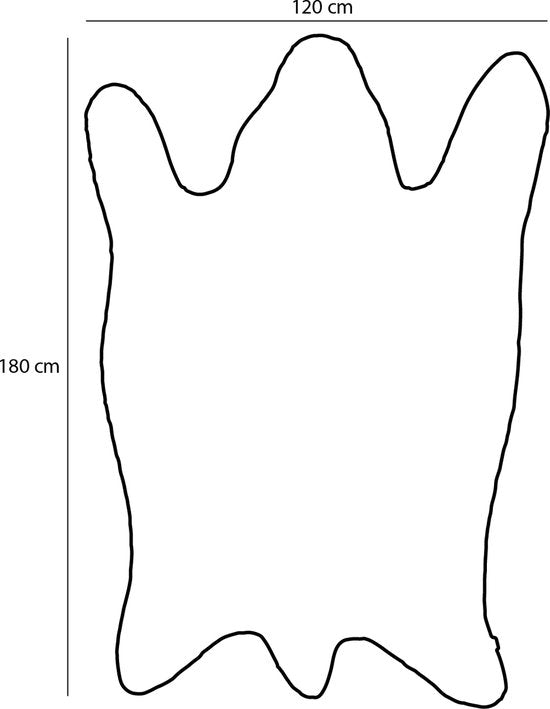 In The Mood - Vorleger Zebra - 180 x 120 cm - Kinderzimmer - Schwarz, Weiß