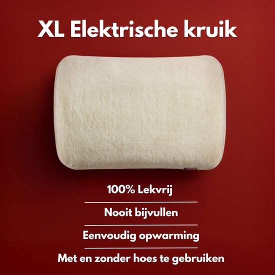 Coozie Elektrische Kanne XL - 1.65L - mit ThermoSoft Hülle aus Plüsch - Wärmende weiche Heißwasserkanne - Heißwasserkanne - Beige