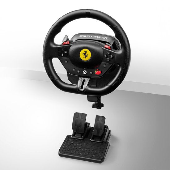 Thrustmaster T98 Ferrari 296 GTS – Rennlenkrad mit Pedalen für Xbox Series und PC – kompatibel mit Forza Horizon 6