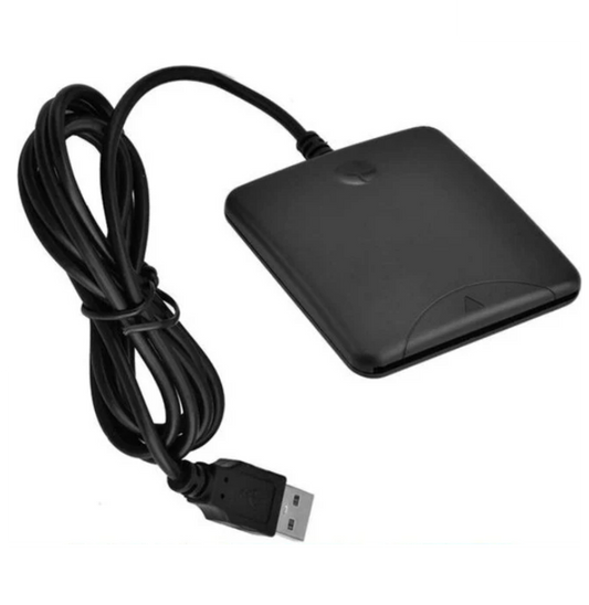 EarKings - Ausweiskartenleser - eID - geeignet für MAC & Windows - Bankkarten/ Kreditkarten/ Personalausweise - Schwarz