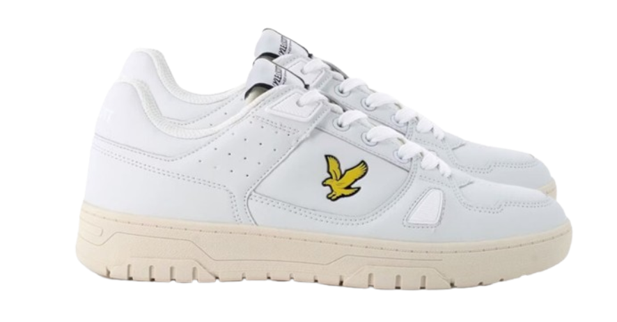 Lyle & Scott Evanton III Herren Turnschuhe - Größe 44 - Weiß