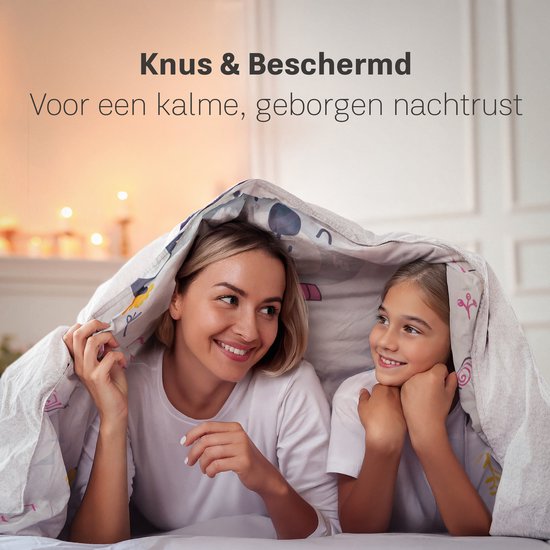 CozySense® Beschwerungsdecke Kind 2,4 kg - Beschwerungsdecke - Beschwerungsdecke mit GLASS-Flow® Druckverteilung - Waschbarer Bezug - Hypoallergen - Für Mädchen