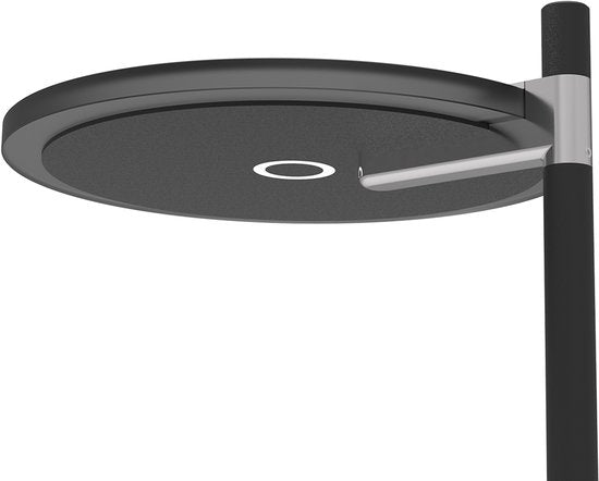 Steinhauer Stehleuchte Turound - schwarz - Metall - 27 cm - eingebautes LED-Modul - 2993ZW