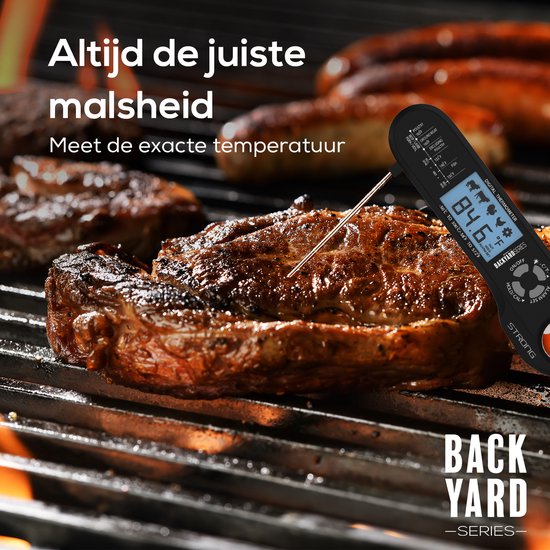 Backyard Series Fleischthermometer - Digitales Küchenthermometer - BBQ-Thermometer - Ofenthermometer