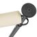 Tectake Sonnenschutz Taija 128 x 7 x 216–310 cm – Handkurbel – UV50+ – Beige