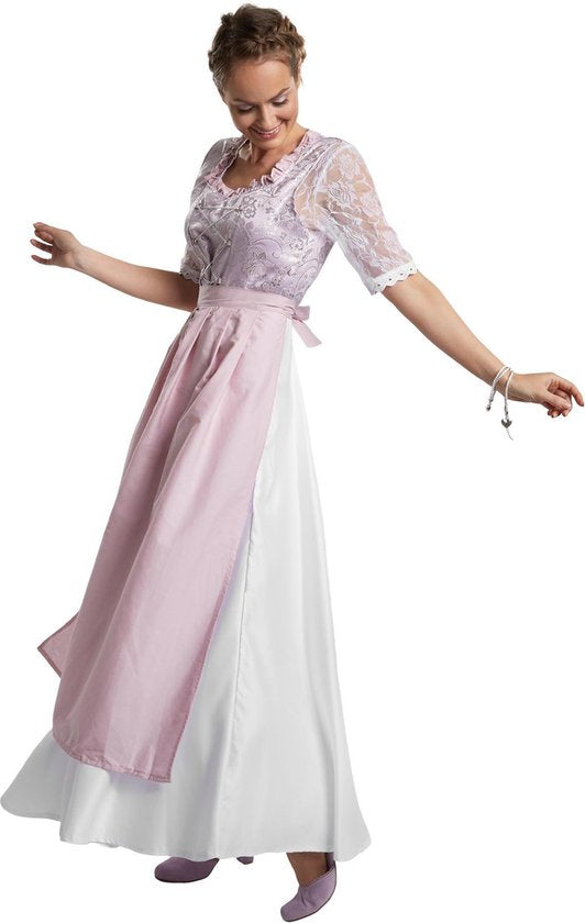 dressforfun - Maxi-Dirndl Neuschwanstein Modell 2 XL - Faschingskostüm Kostüm Halloween Kostüm Karneval Kostüm Fasching Kostüm Party Kostüm - 304648