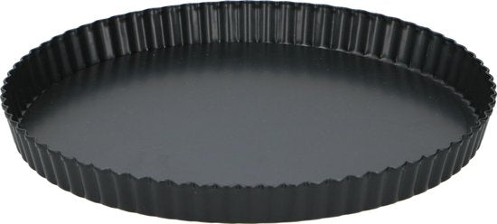 alpina Quicheform – herausnehmbarer Boden – Ø 28 x 3 cm – schwarz