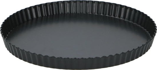 alpina Quicheform – herausnehmbarer Boden – Ø 28 x 3 cm – schwarz