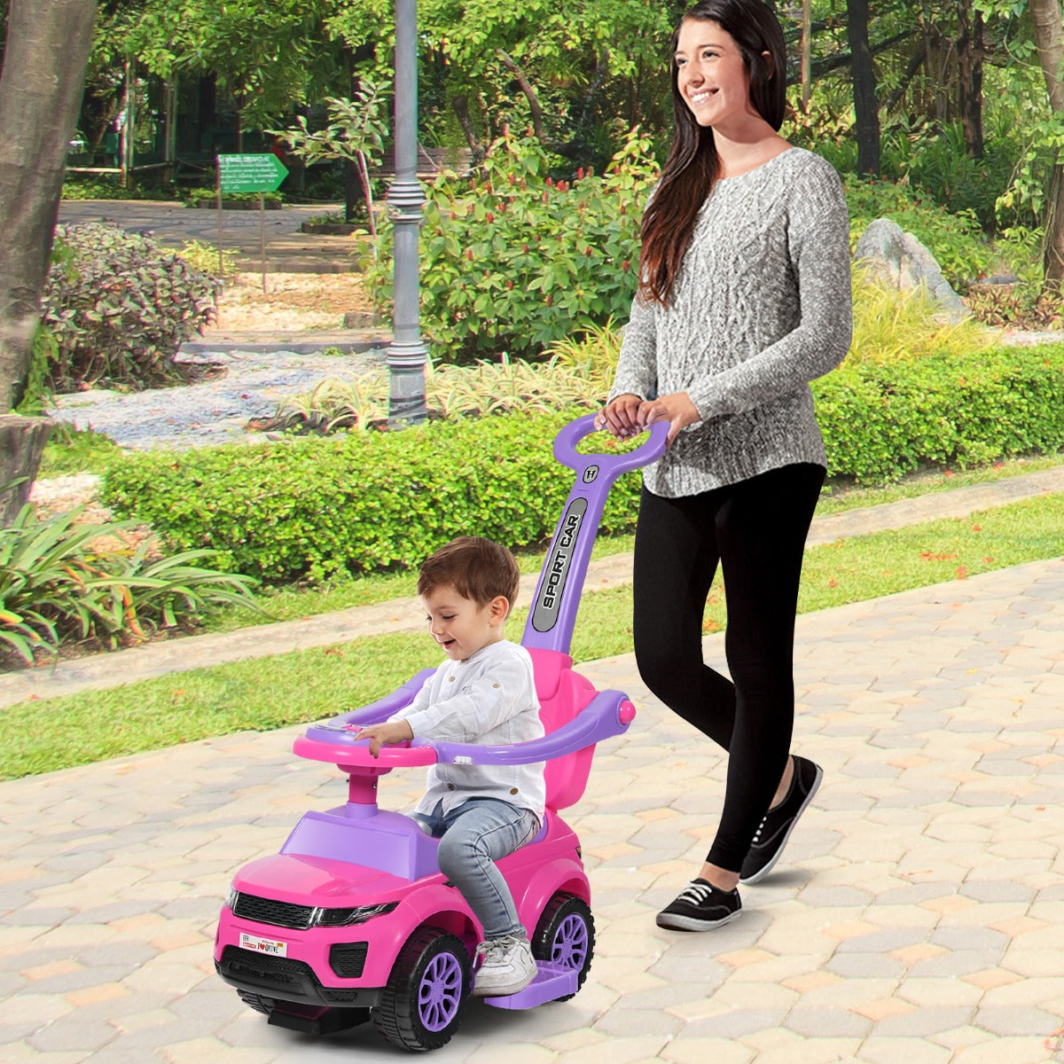coast 3-in-1 Runabout - 89×43×84 cm - Rosa - Duwauto - Runabout